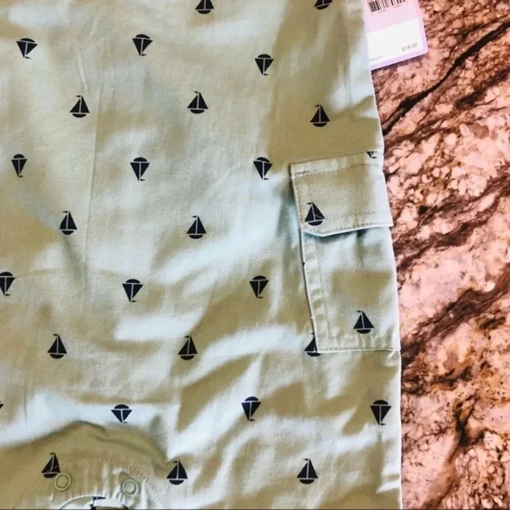 NWT carters Twins? Sailboat one piece set nautical